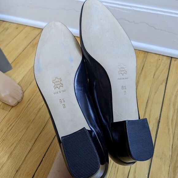 Vintage Lily of Florence by Renzo Fontanelli Leather Loafers Size 8.5 Narrow - Picture 5 of 8